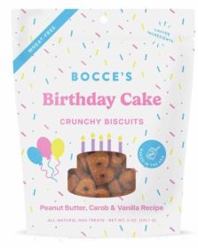 Bocce's Bakery Birthday Cake Biscuit Dog Treats 5oz