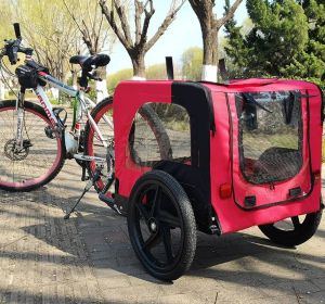 Reflective Bicycle Dog Trailer