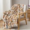 Pomeranian Dog Throw Blanket