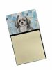 Grey and White Spaniel 3x3 Pad Gift