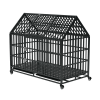 Heavy Duty Dog Crate with Roof