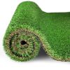 2FTX10FT Outdoor Artificial Grass Runner Rug, Thick Realistic Fake Grass Roll Decor Patio Balcony Garden Lawn, Dog Pets Turf Drain Mat, 1.38" Pile Hei
