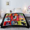 3D Cute French Bulldog Blanket Animal Dog Print Flannel Throw Blanket for Puppy Dog Crib Bed Couch Sofa Super Soft Lightweight Throw Frenchie Gifts fo