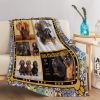 Cute Dachshund Fleece Blanket Dachshund Dog Blanket Dachshund Lovers Fleece Throw Blanket Soft Cozy Fluffy Warm and Fuzzy Cartoon Animal Print Flannel