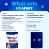 Probiotic Powder for Dogs Support Gut Health Itchy Skin Allergies 30 Sticks Immunity Yeast Balance Dog Probiotics and Digestive Enzymes with Prebiotic
