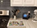 NEW Decorating Easter Beagle Glass Cutting Board Decorative Tempered Glass Kitchen Cutting and Serving Board Large Size Chopping Board