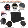 Dog Car Seat Cover, Back Seat Extender for Dogs,Dog Hammock for Car Backseat, Non Inflatable Dog seat Cover for Back seat,Hard Bottom Back Seat Protec