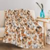 Pomeranian Dog Throw Blanket