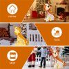 43.5" Christmas dog decorations with LED lights, Christmas decorations