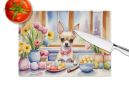 NEW Decorating Easter Chihuahua Glass Cutting Board Decorative Tempered Glass Kitchen Cutting and Serving Board Large Size Chopping Board