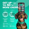 Probiotics for Dogs Gut Health Digestion Immunity Yeast Balance Itchy Skin Allergies Support Dog Probiotic Chews with Digestive Enzymes for Gut Flora
