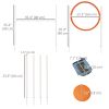 5 Pieces Dog Agility Training Equipment with Disc, Whistle, Weaves Poles, Adjustable Jumping Poles, Food Bag, Carry Bag