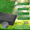 5FTX8FT Outdoor Artificial Grass Runner Rug, Thick Realistic Fake Grass Roll Decor Patio Balcony Garden Lawn, Dog Pets Turf Drain Mat, 1.38" Pile Heig