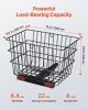 Scooter Rear Basket Heavy Duty Mobility Basket with Handle 1 in Receiver