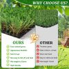 2FTX10FT Outdoor Artificial Grass Runner Rug, Thick Realistic Fake Grass Roll Decor Patio Balcony Garden Lawn, Dog Pets Turf Drain Mat, 1.38" Pile Hei