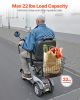 Scooter Rear Basket Heavy Duty Mobility Basket with Handle 1 in Receiver