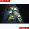 1pc GANGES SA Solar Garden String Lights; 4 Cat And Dog Footprint Lights; Solar Lawn Lights; Solar Landscape Fence String Lights; Outdoor Garden Decor