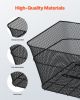 Rear Bike Basket Wire Mesh Bicycle Basket with Cargo Net Waterproof Cover