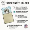 Grey and White Spaniel 3x3 Pad Gift