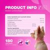 Dog UTI Treatment Chews 180 Bladder Control Cranberry Chews Cranberry Supplement Dog Incontinence Support