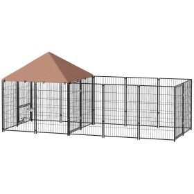 Outdoor Dog Kennel Rotating Bowls