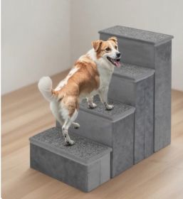 Foldable Non-Slip Dog Ramp 4 Steps