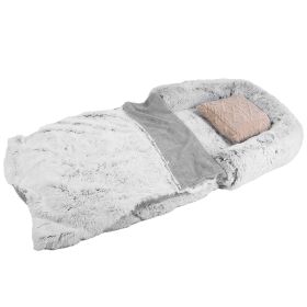 Human Size Plush Dog Bed Removable Cover