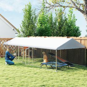 Outdoor Dog Run with Roof