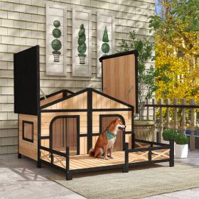 Log Cabin Dog Kennel