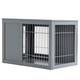 Indoor Dog Cage with End Table Locks