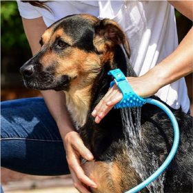 Dog Bath Brush Silicone Massage Grooming Brush