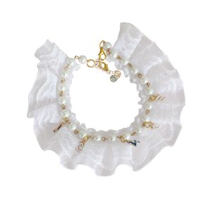 Pearl Decorative Pet Collarb