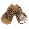Dog Brown Leopard  Socks