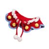 Red Holiday Pet Scarf Collar
