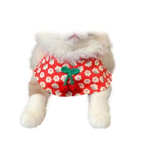 Red Pet Bandana Bib for Small Dogs & Cats