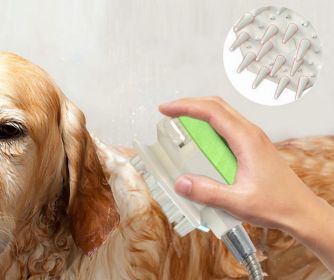 Dog Bath Sprayer Massaging Tool