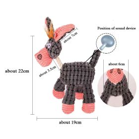 Dog Chew Toy Donkey Plush
