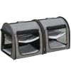 Portable PawHut Small Dog/Cat Cage with Soft Cushions