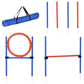 PawHut Outdoor Dog Agility Set with Carry Bag