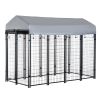 Dog Playpen with Lockable Door