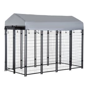 Dog Playpen with Lockable Door