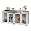 Double Dog Crate Furniture