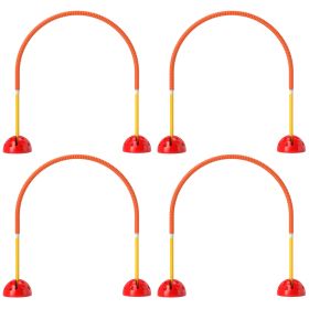 Portable Dog Agility Training Set 5 Pieces Orange