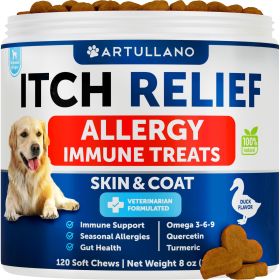 Dog Allergy Relief Chews with Omega-3