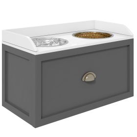 Elevated Dog Bowl Station