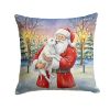 Pit Bull Santa Decorative Pillow