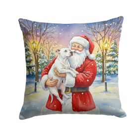 Pit Bull Santa Decorative Pillow