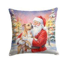 Santa Decorative Pillow Pit Bull