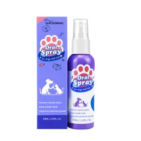 Yegbong Dog Tooth Cleaning Spray Remove Stains Fresh Breath Oral Care