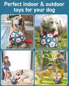 Dog Soccer Ball with Straps